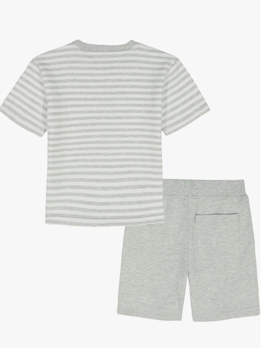 Calvin Klein Gray Striped Kids Set - cK Logo